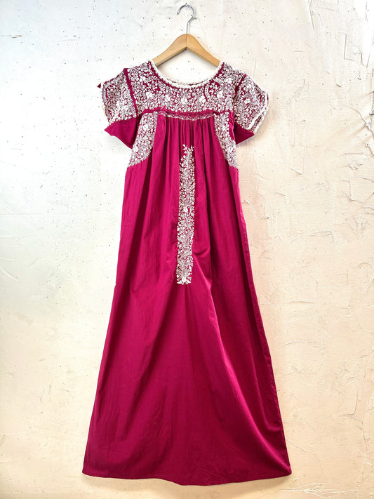 Vintage San Antonino Embroidery Dress MADE IN MEXICO [H30816]