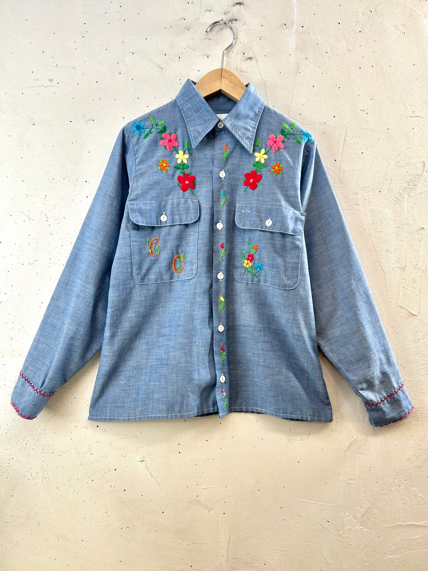 '70sVintage Chambray Shirt [H30980]