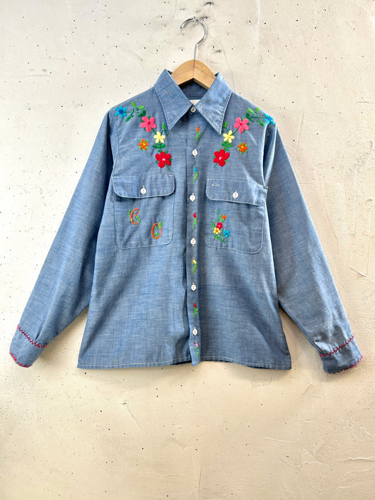 '70sVintage Chambray Shirt [H30980]