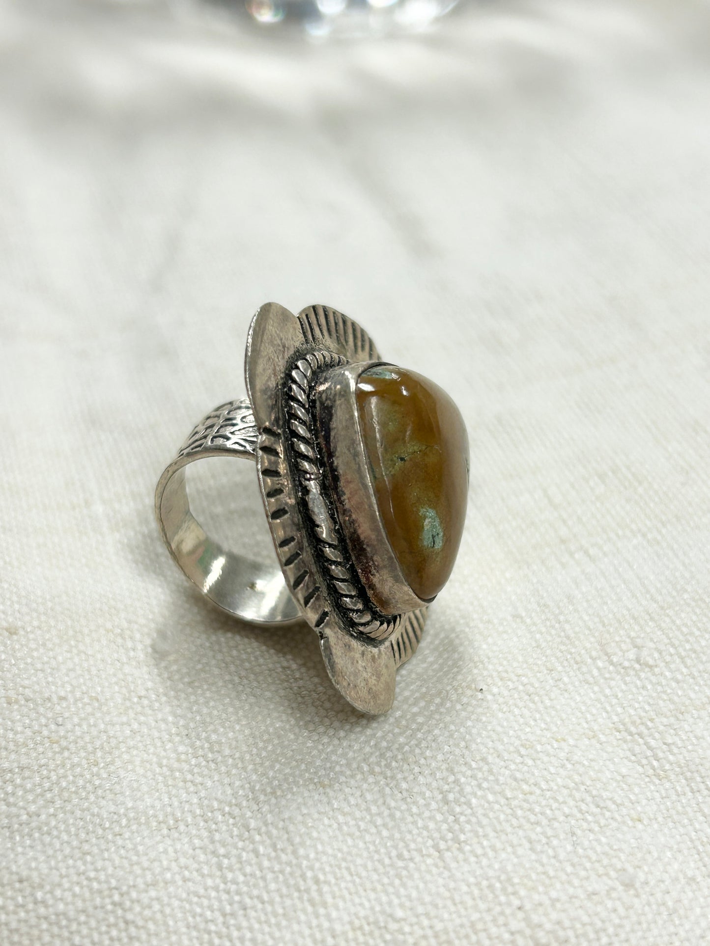 Vintage 925 Silver Ring[J30535]