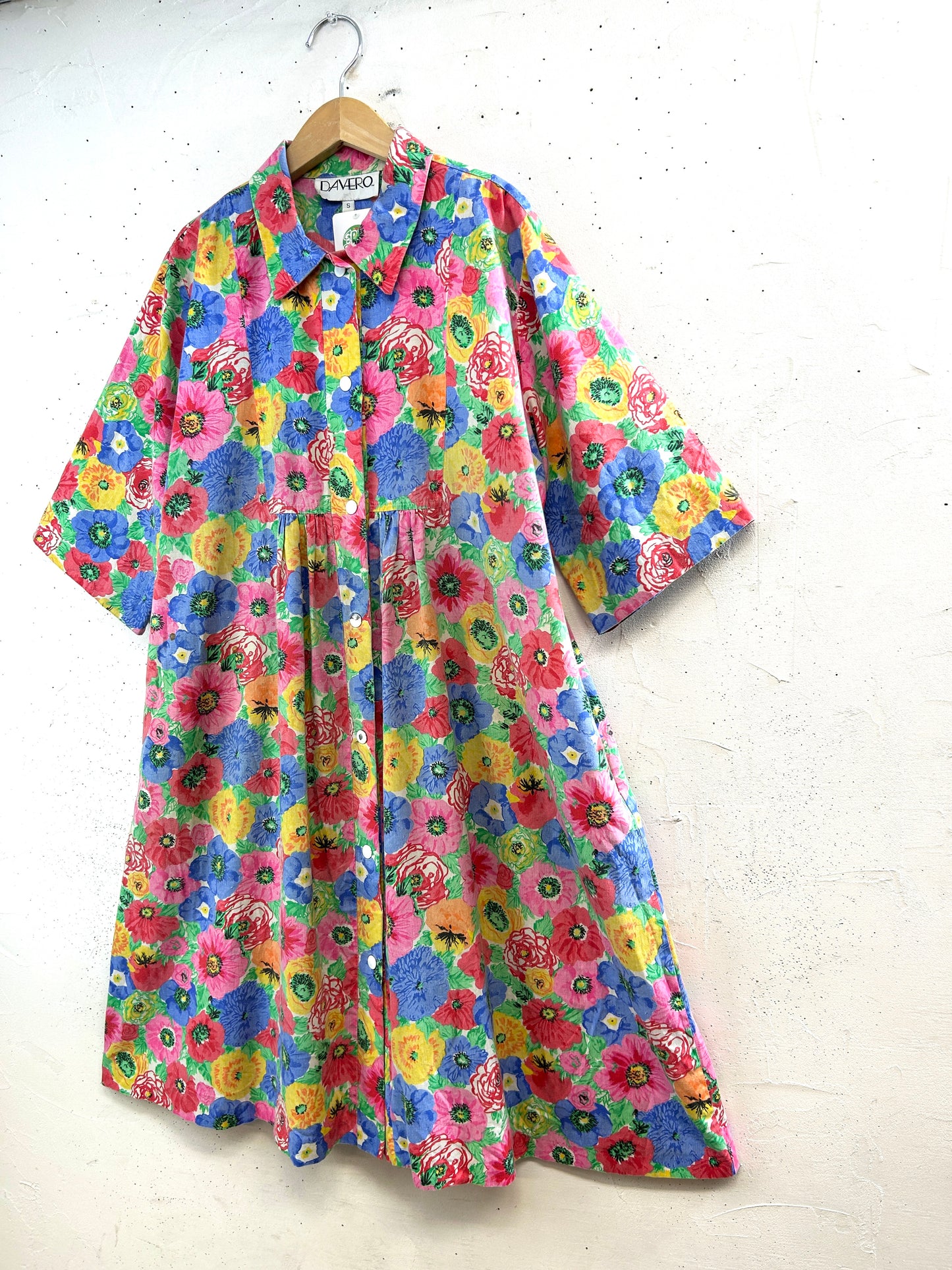 Vintage Dress MADE IN USA [E32394]