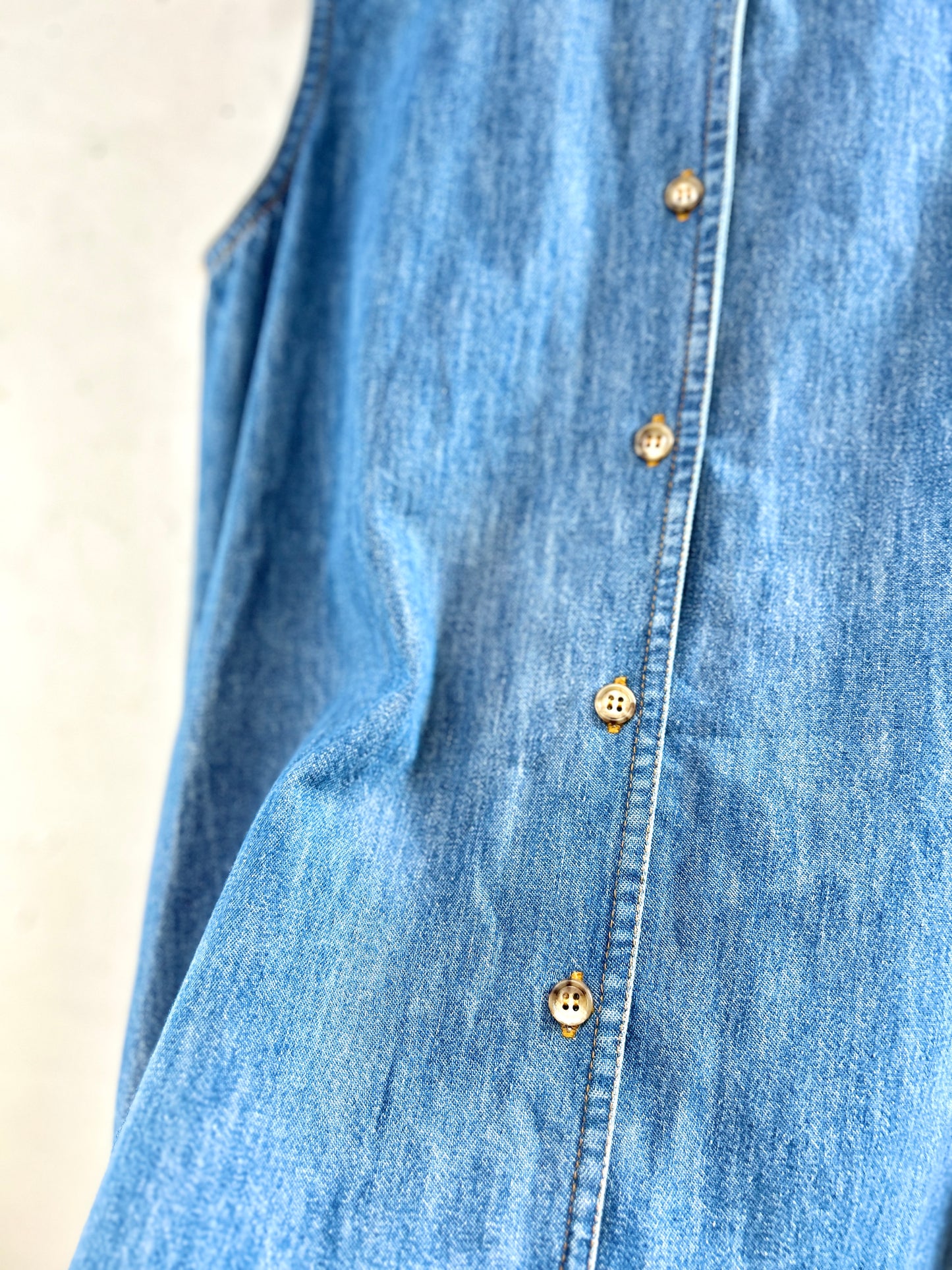Vintage Denim Vest MADE IN USA [J30475]