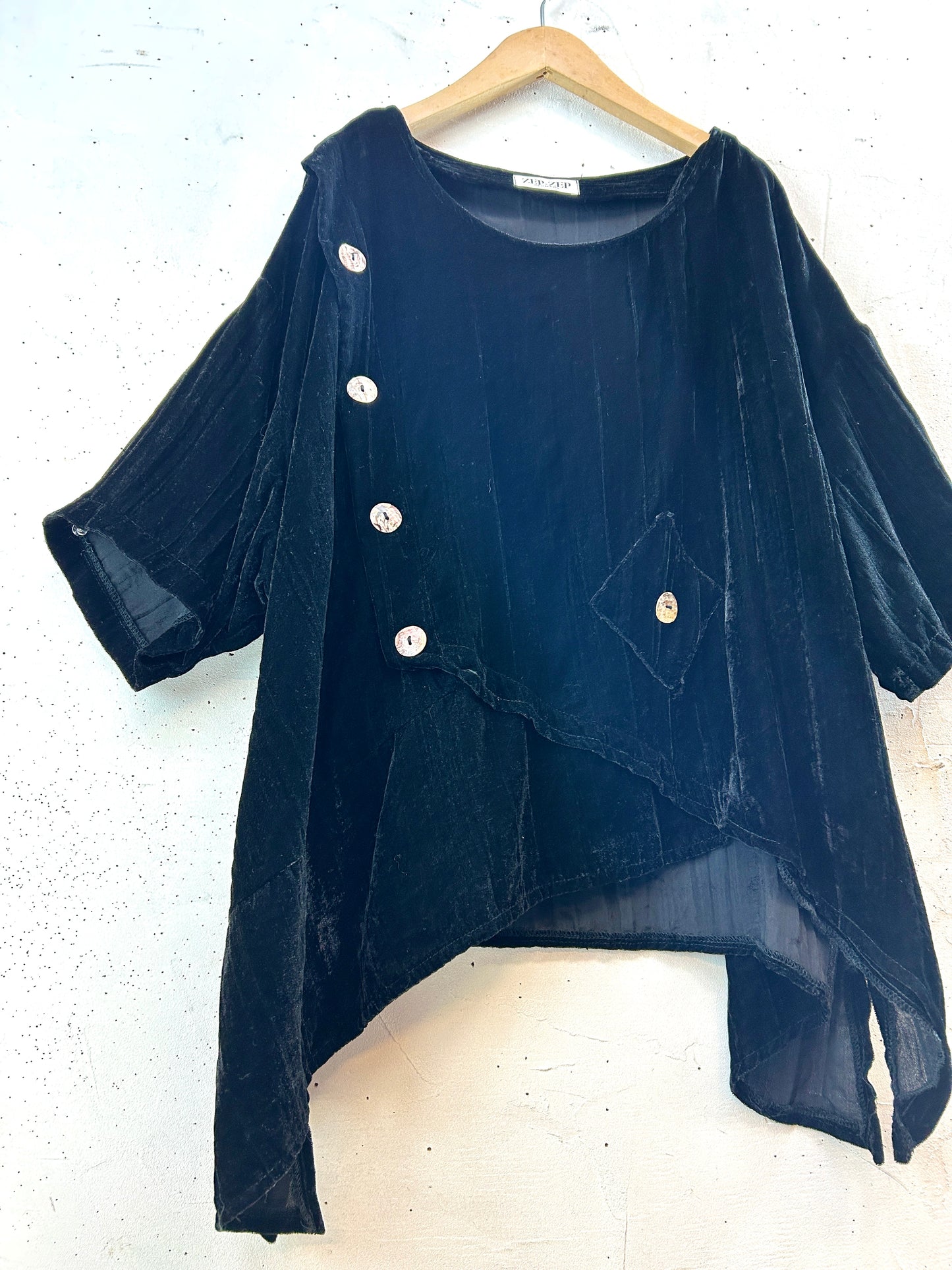 Vintage Velour Tops [K30688]