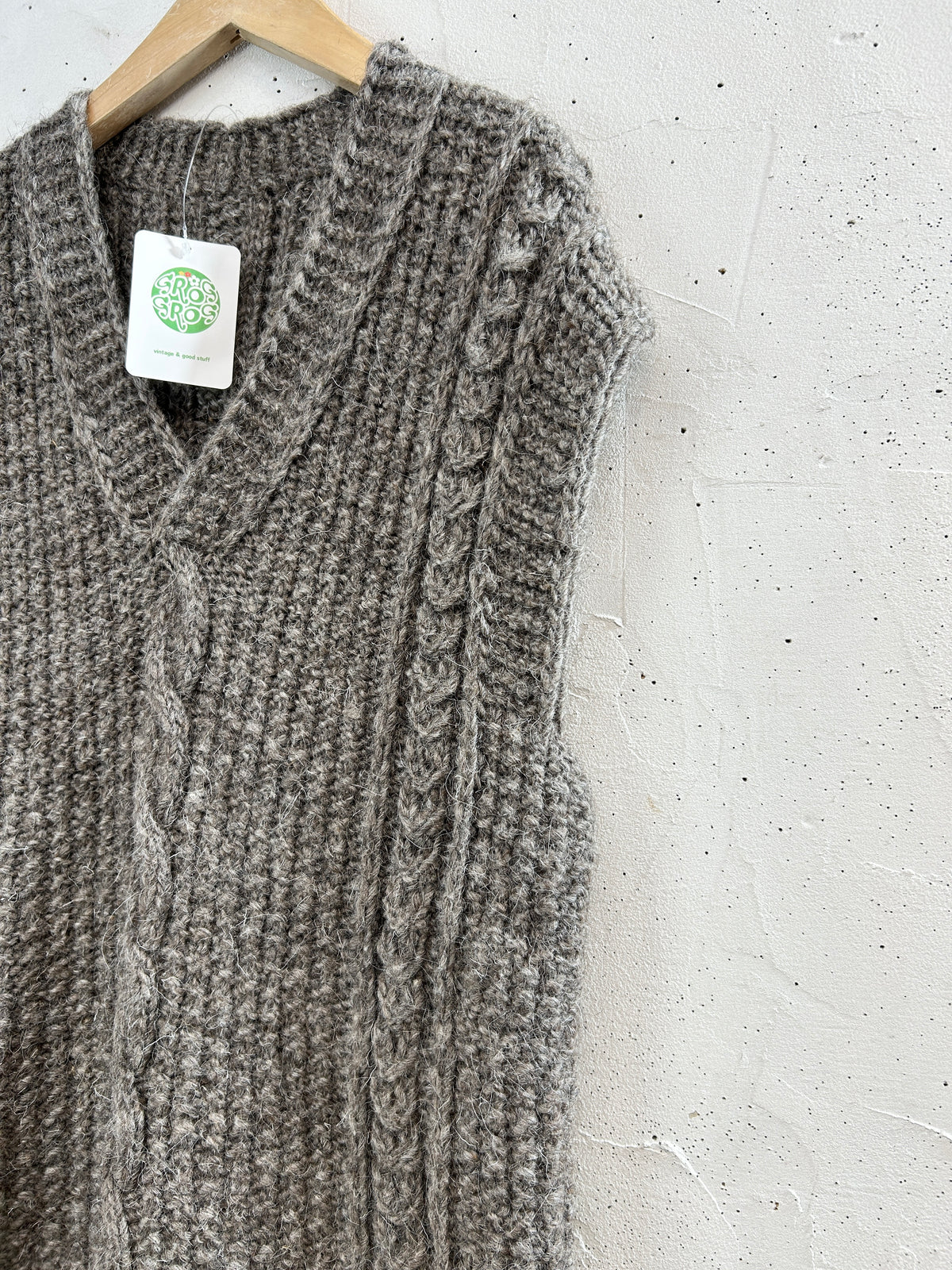 Vintage Knit Vest [I33860]
