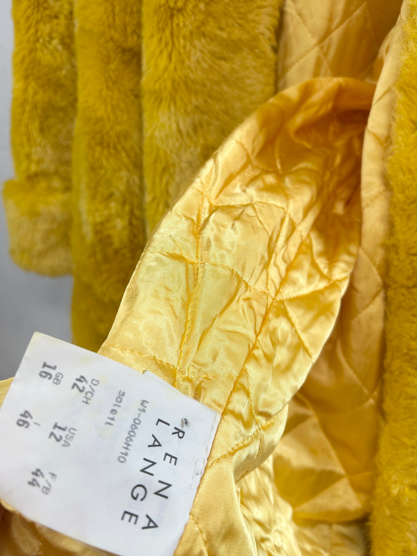 Vintage Eco Fur Coat 〜MADE IN W.GERMANY〜 [A31198]