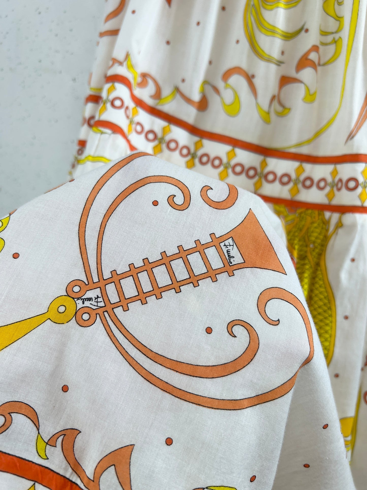 '70s Vintage Skirt 〜Emilio pucci〜 [G33007]