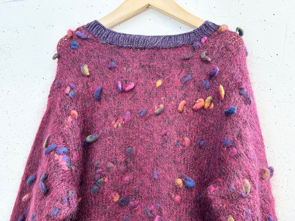 Vintage Mohair Knit Sweater [J32450]