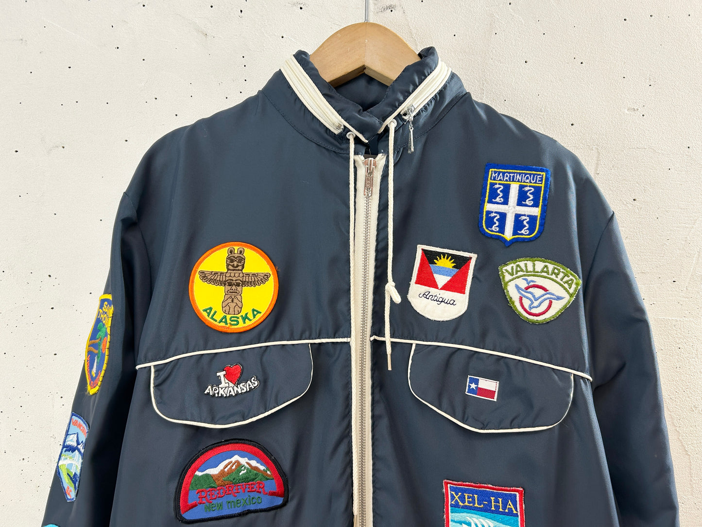 Vintage Patch Jacket 〜Campus〜 [J30417]
