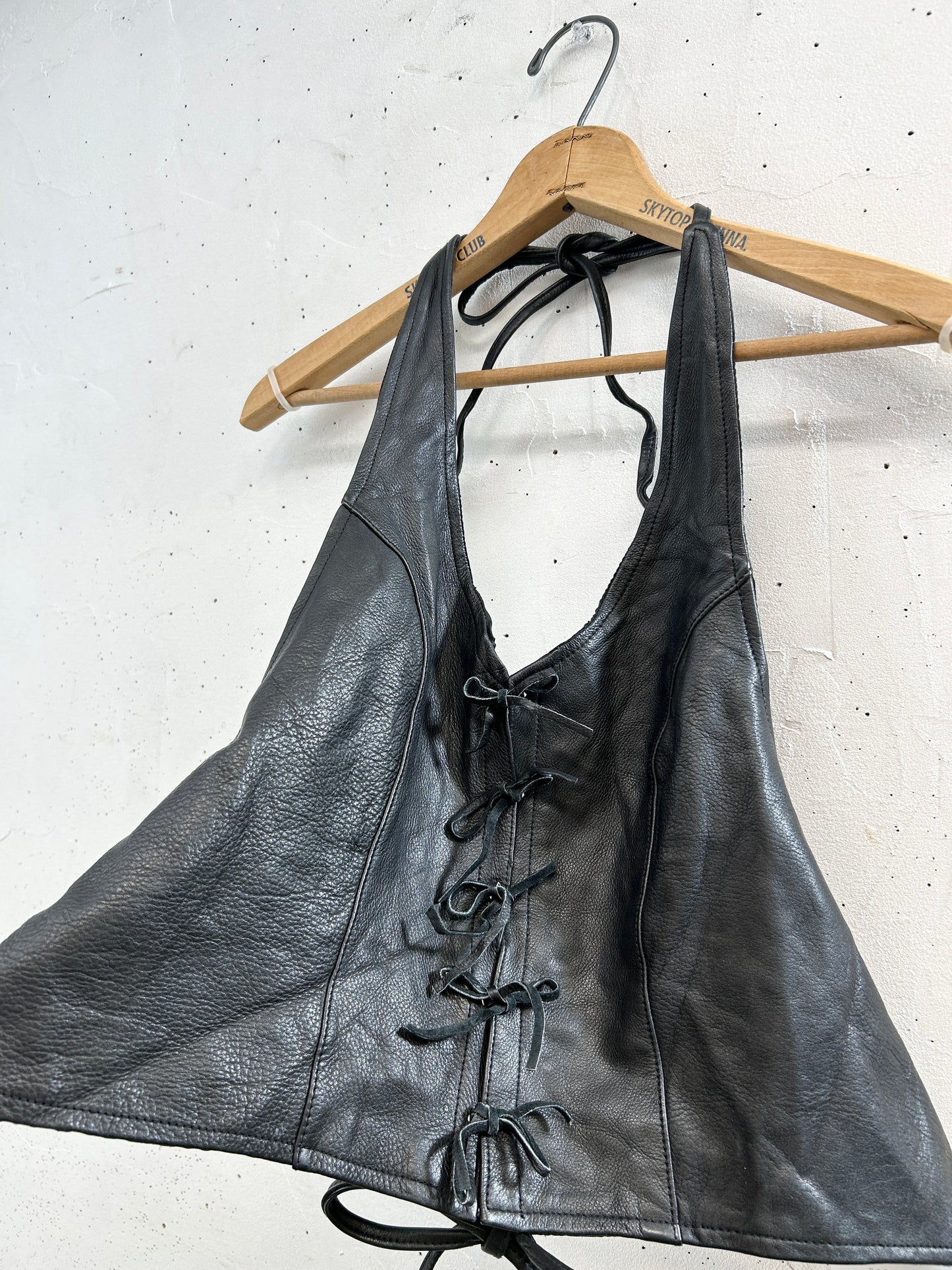 Vintage Leather Bustier [L31026]