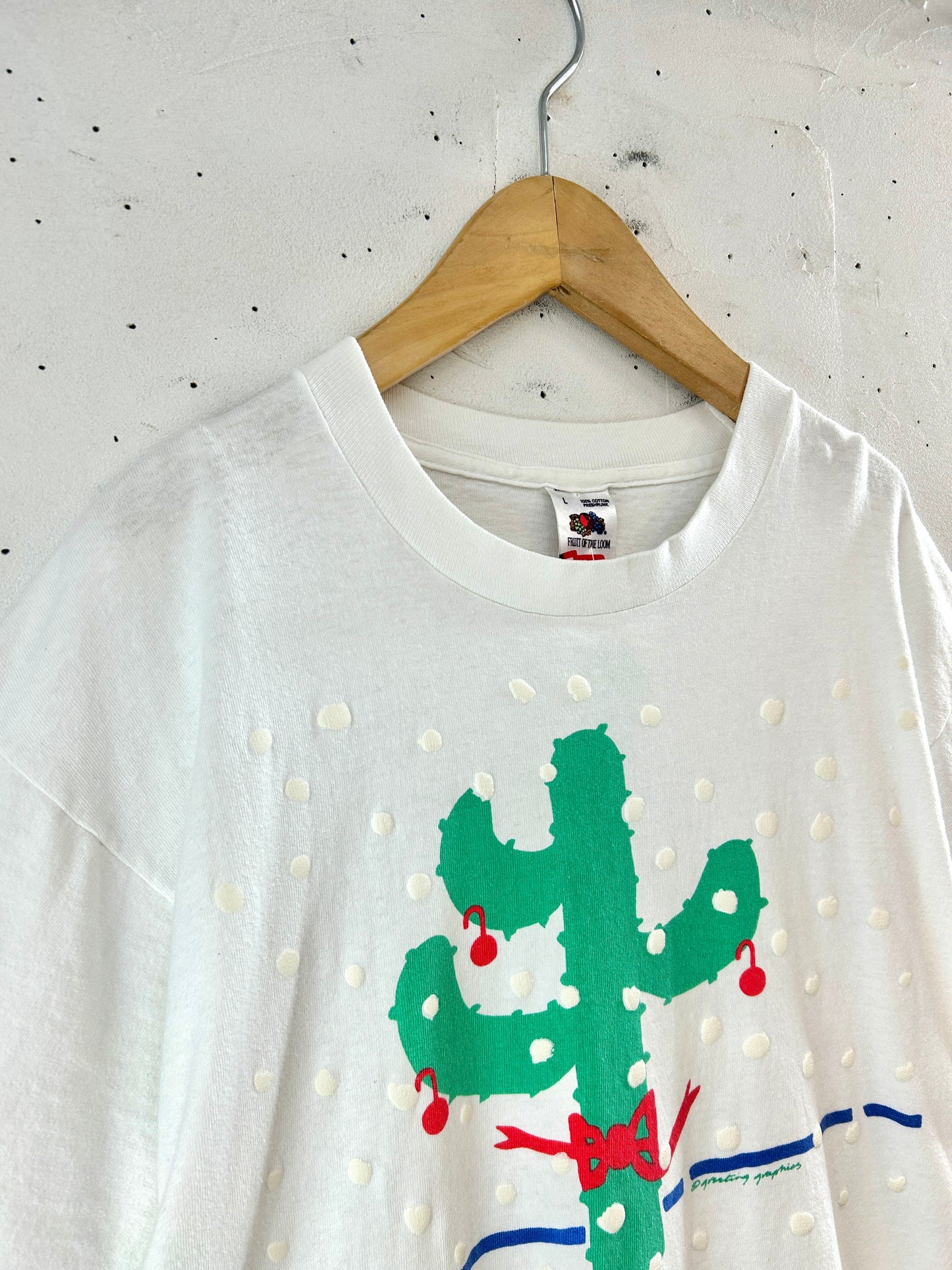 Vintage T Shirt 〜Funny dot CRAZY〜 [F32689]