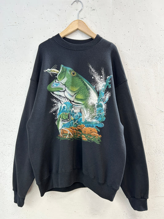 Vintage Sweat Black Bass [J34061]