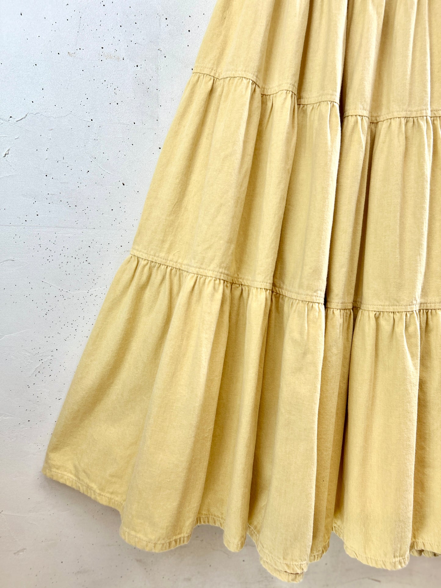Vintage Tiered Skirt MADE IN USA [I30347]