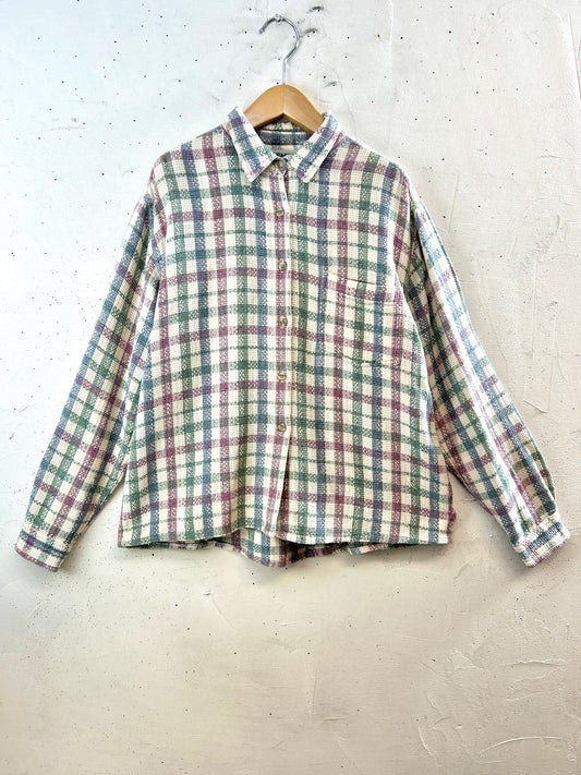 Vintage Plaid Shirt  [J30590]