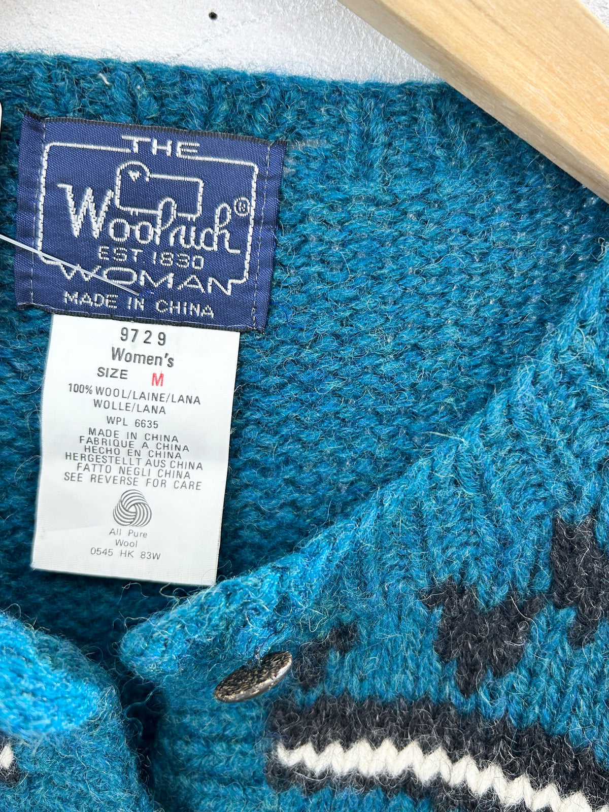 Vintage Knit Cardigan 〜Woolrich〜 [I33881]