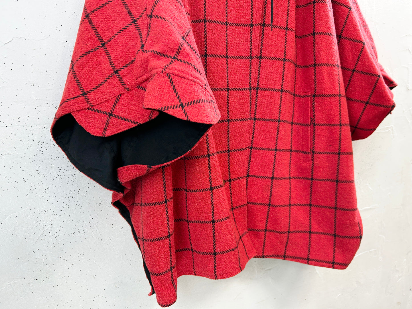 Vintage Poncho Reversible [A31230]
