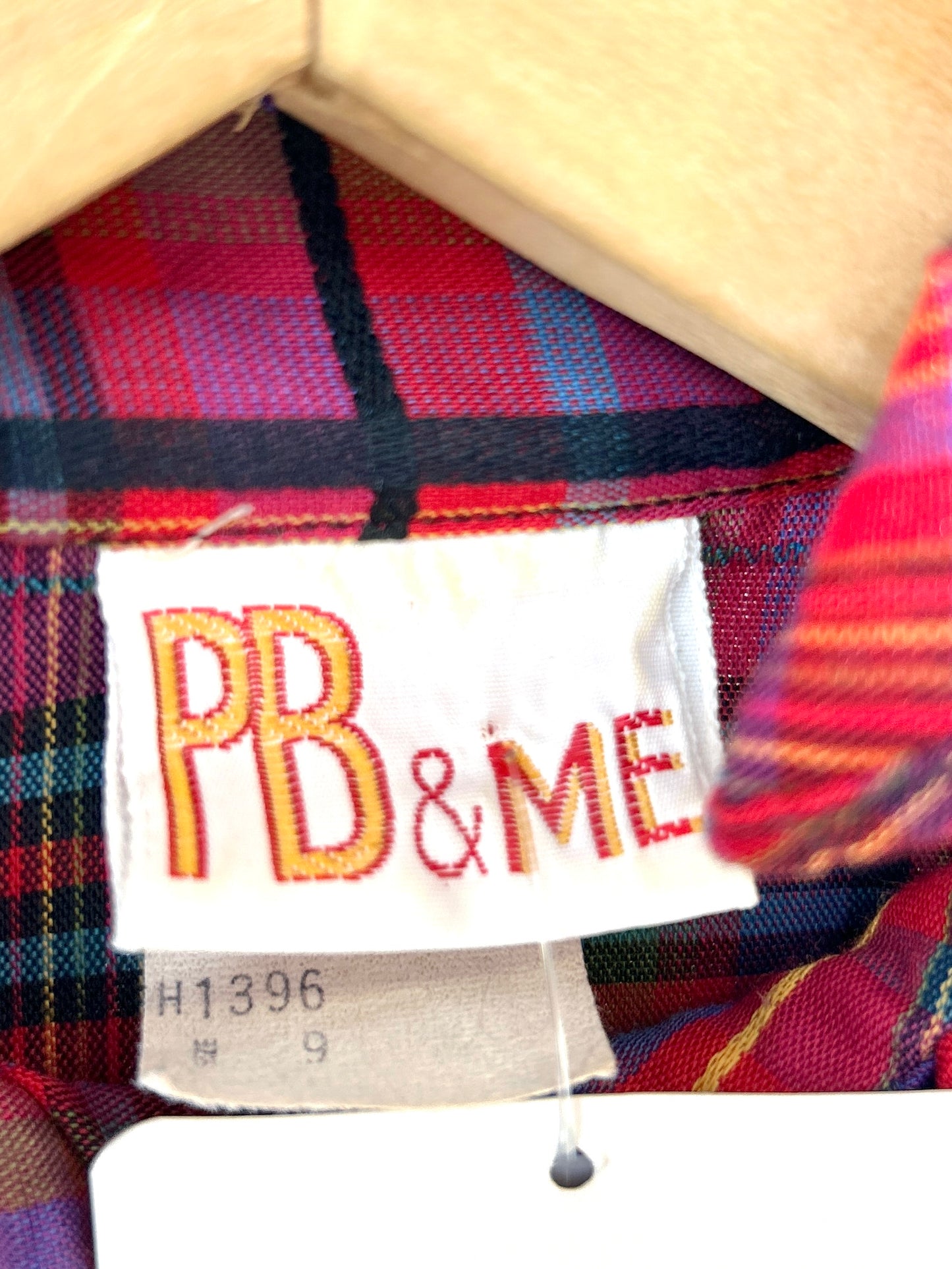 ’70s Vintage Plaid Shirt [H30941]