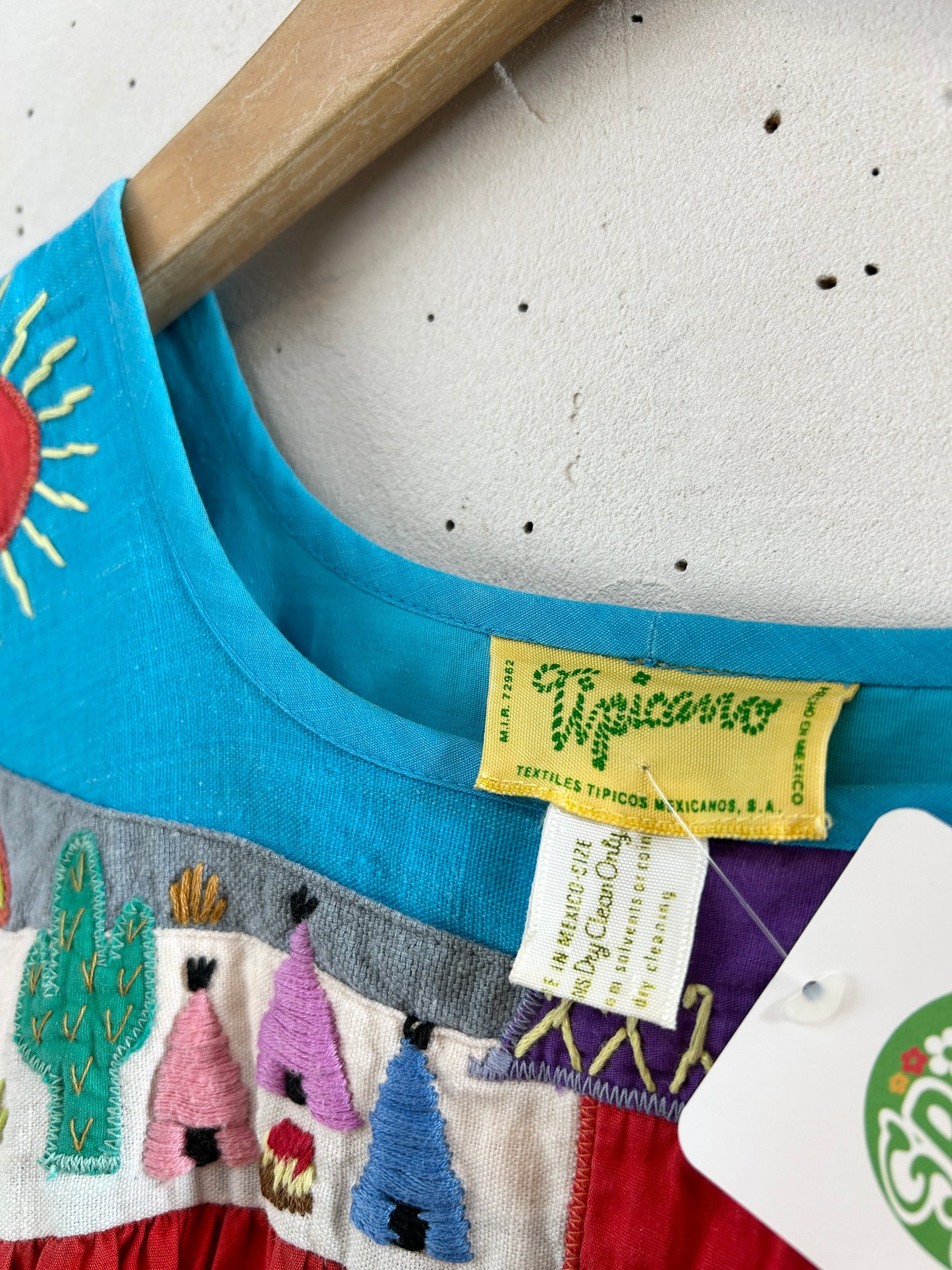 Vintage Mexico Embroidery Dress [H30855]