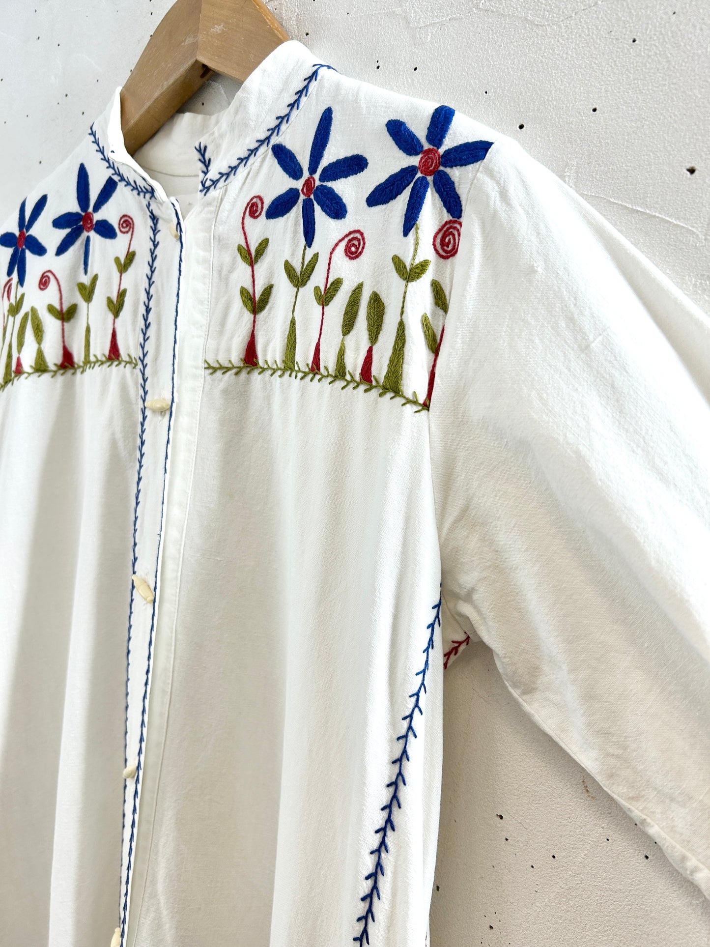 '70sVintage Embroidery Dress [H30902]