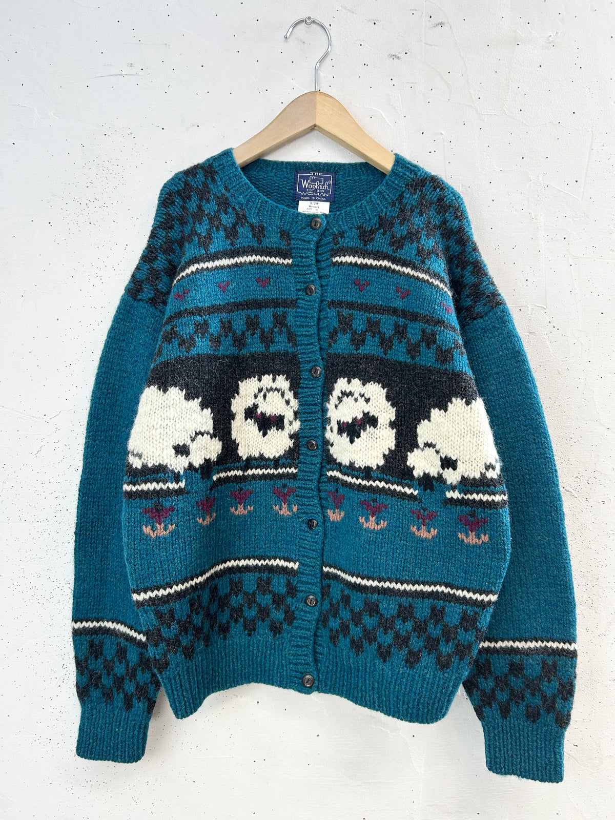 Vintage Knit Cardigan 〜Woolrich〜 [I33881]