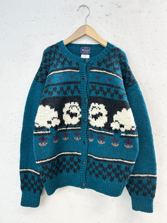 Vintage Knit Cardigan 〜Woolrich〜 [I33881]