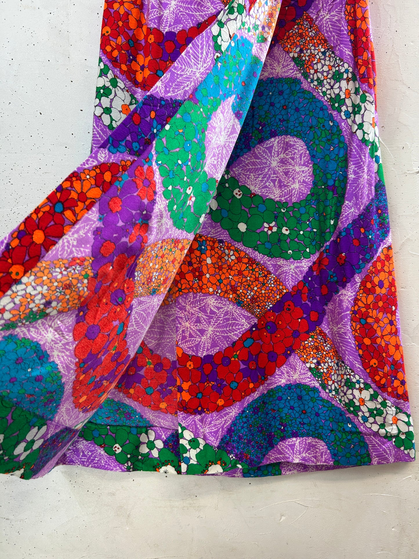 ’70s Vintage flower Skirt [I30290]