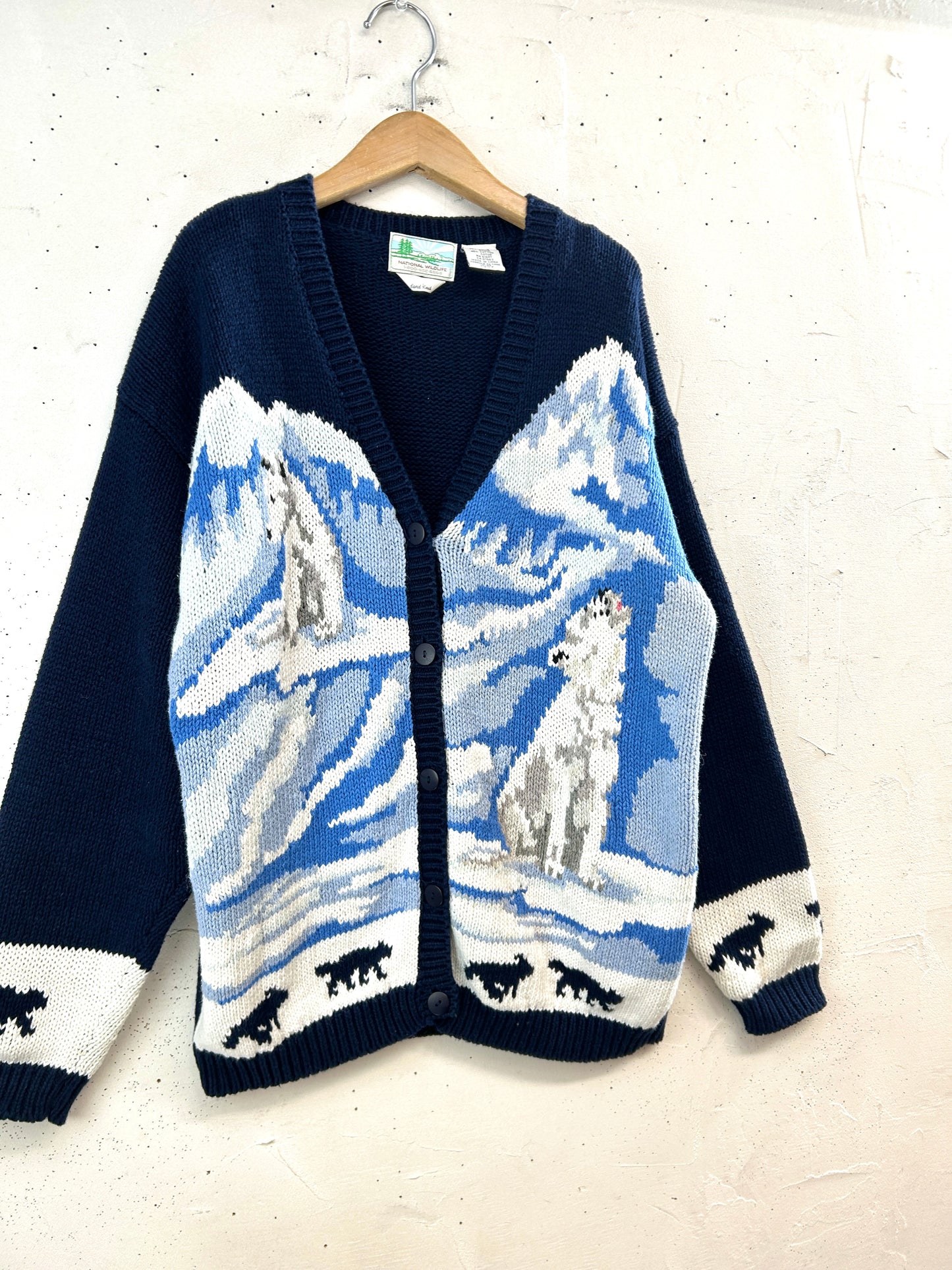 Vintage Hand Knit Cardigan [L31160]