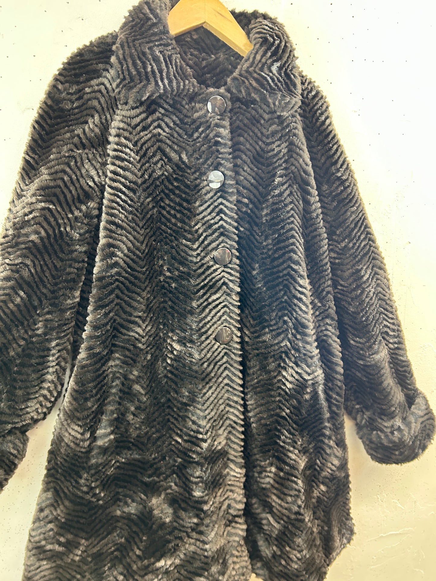 Vintage Eco Fur Jacket [L31166]