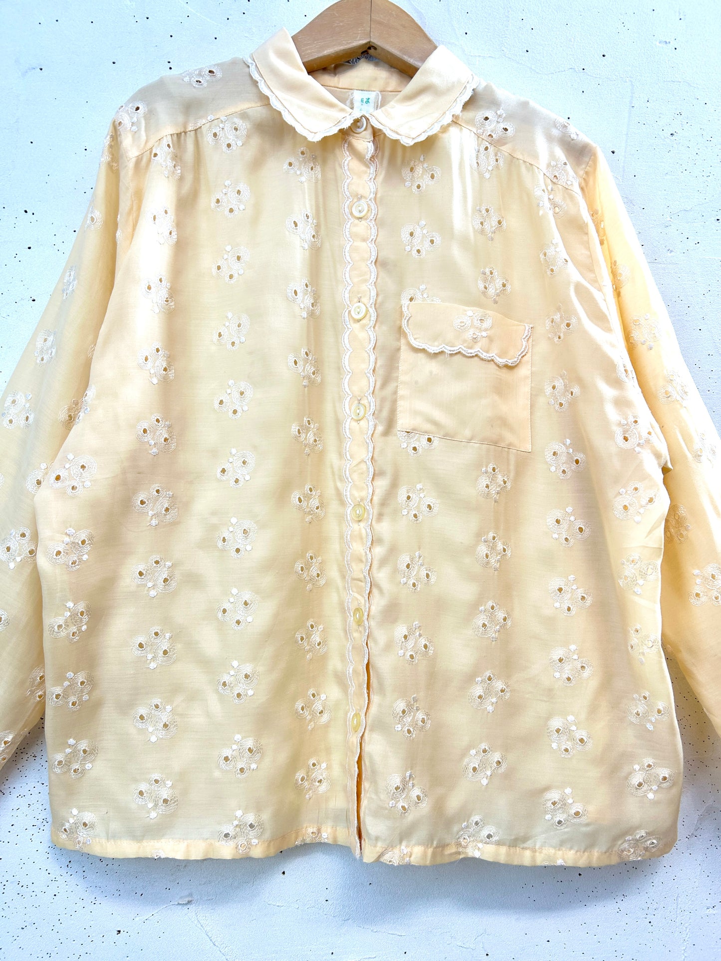 Vintage Cutwork Blouse [E32486]