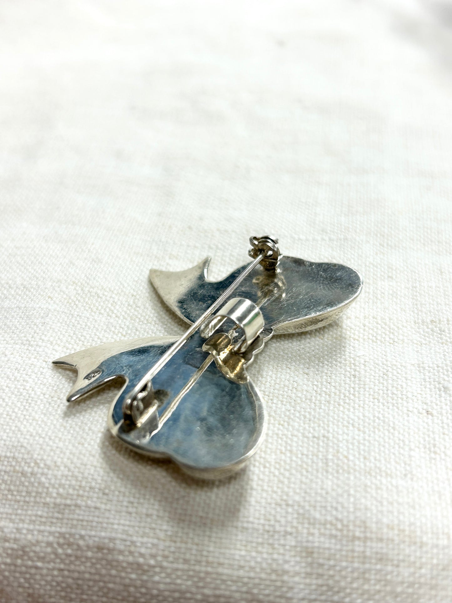 Vintage 925 Silver Brooch & Pendant Top [I30354]