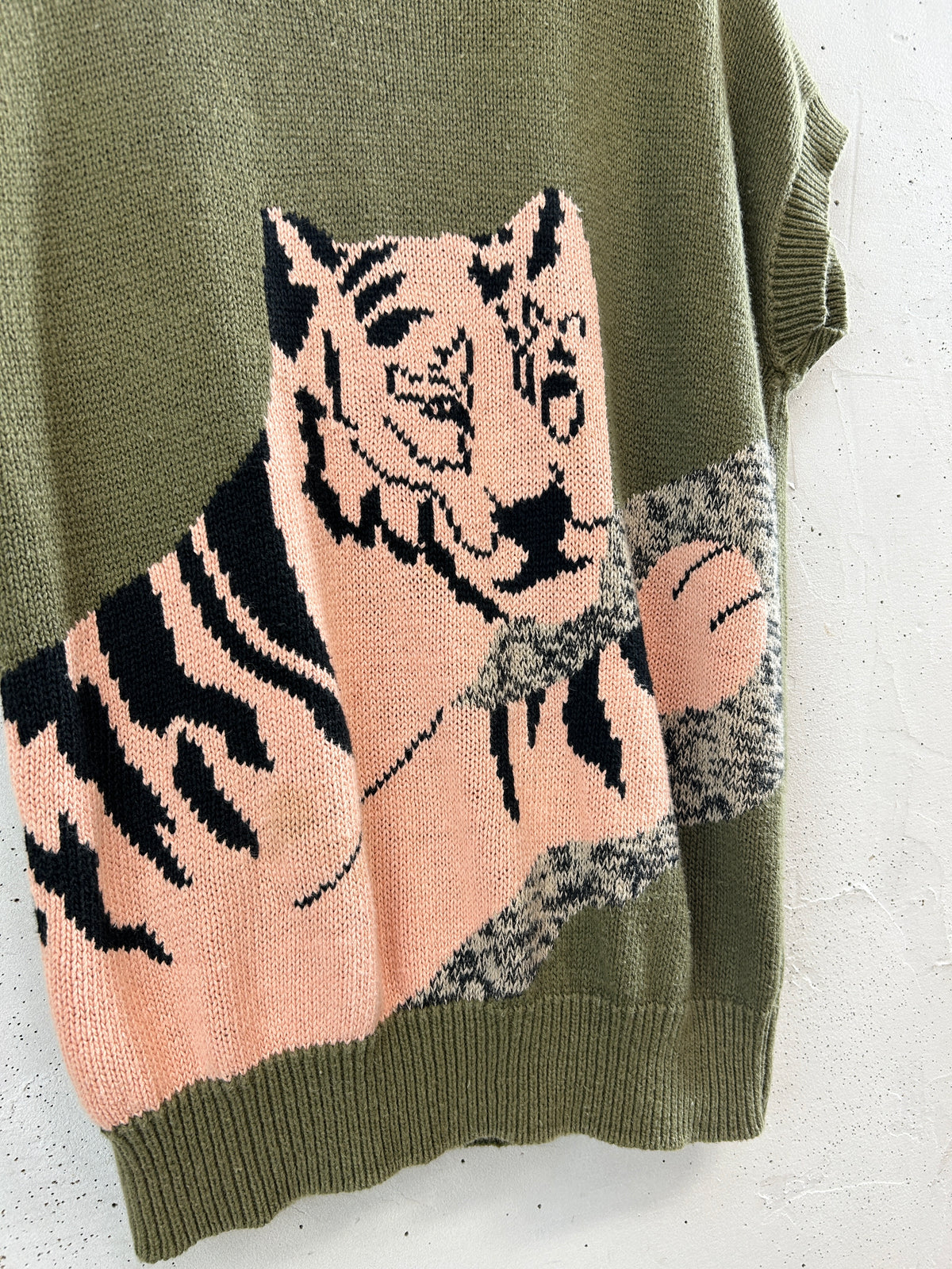 Vintage Knit Vest [I33824]