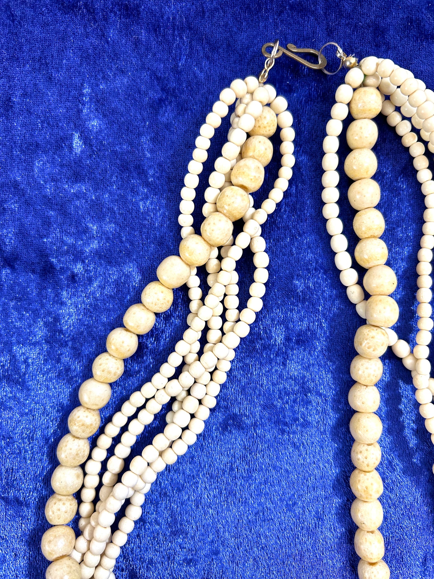 Vintage beaded necklace [I30340]