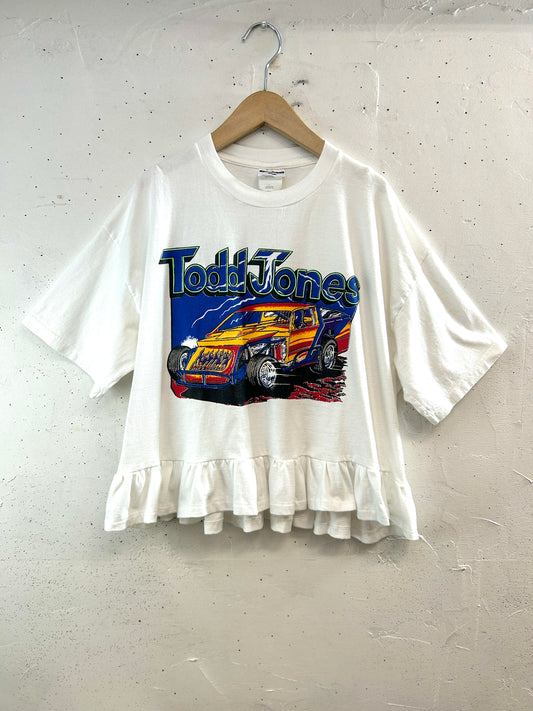 Vintage T Shirt 〜Funny dot CRAZY〜 [D32224]