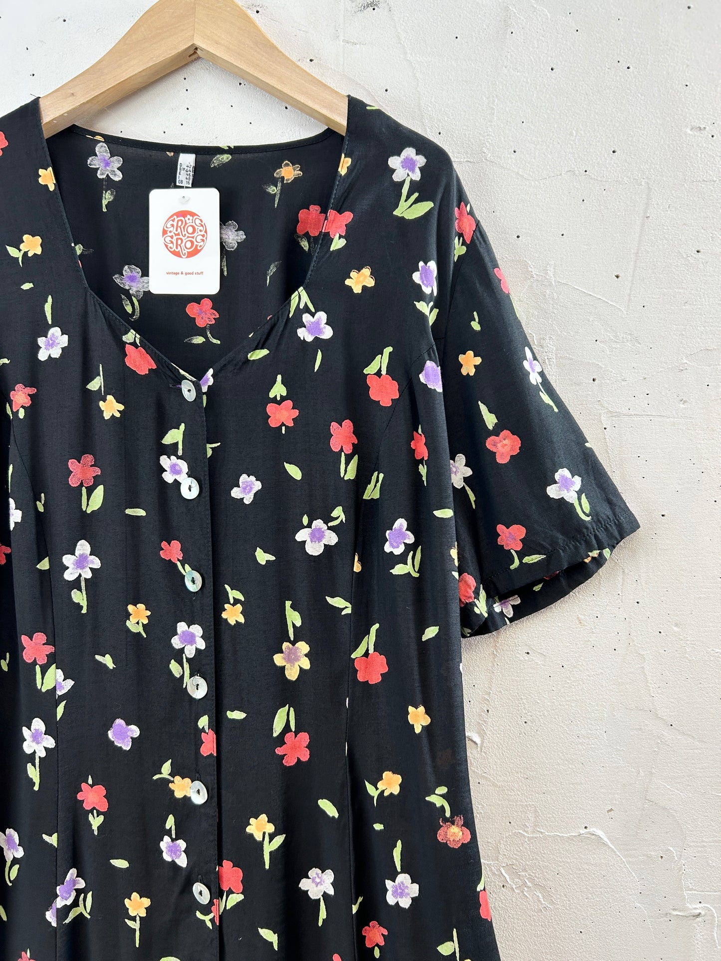 Vintage Flower Dress [H30804]