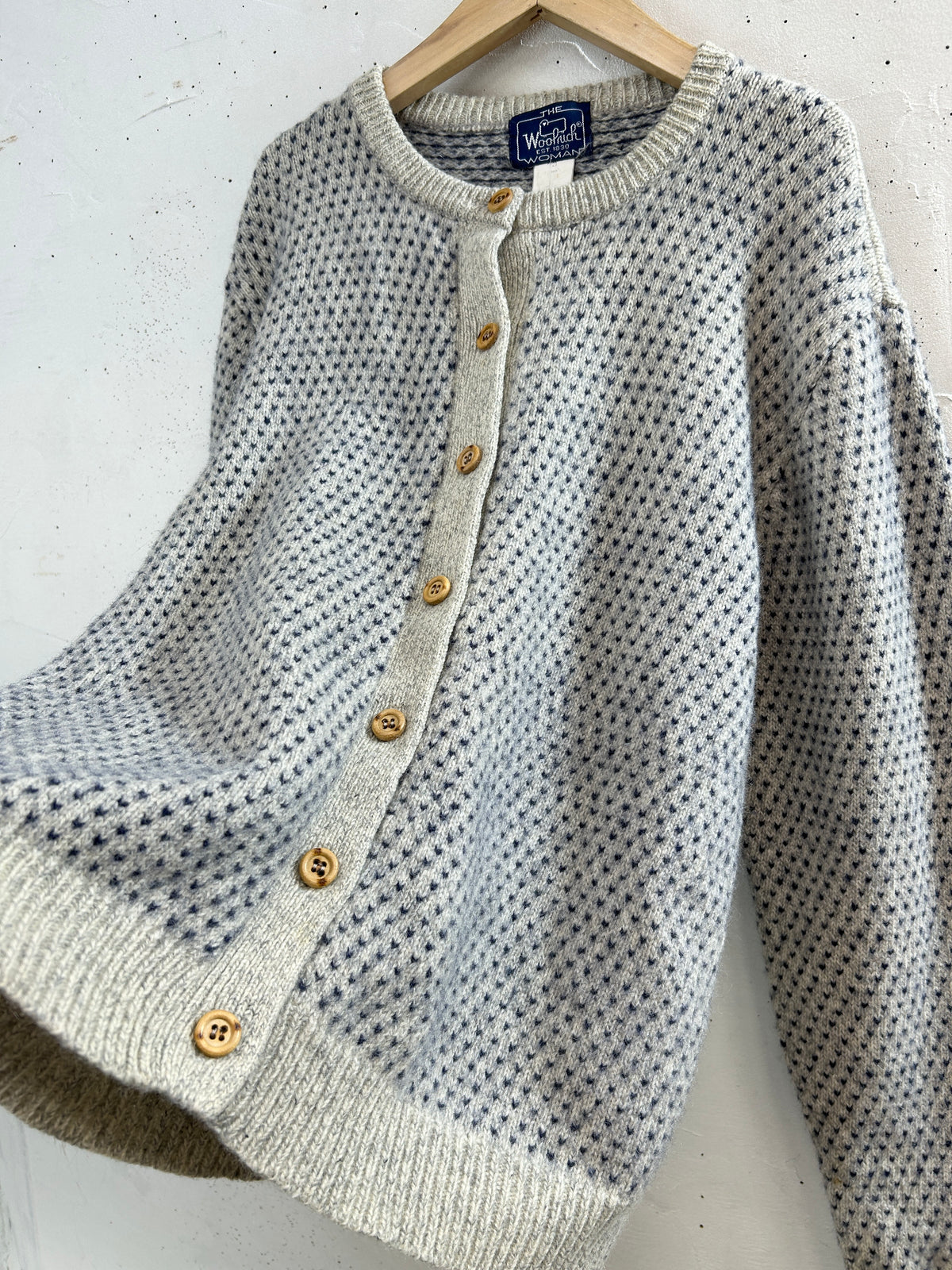 Vintage Knit Cardigan 〜Woolrich〜 [I34036]