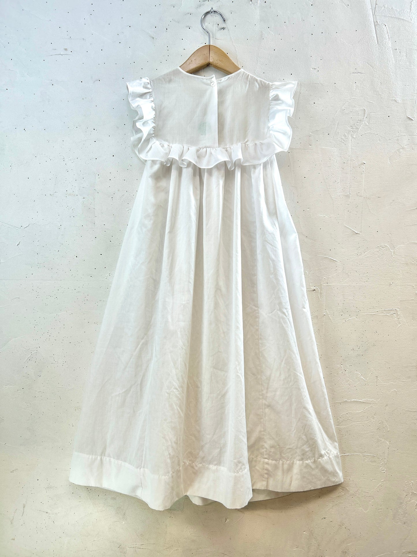 Vintage White Lace Dress union made [H30780]