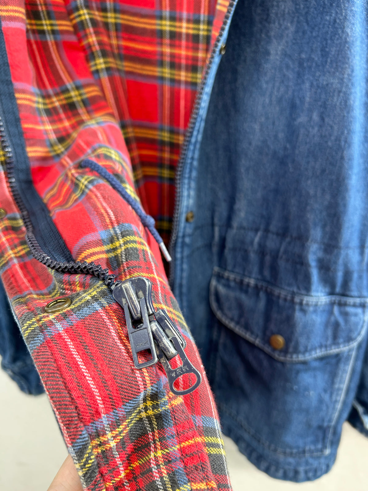 Vintage Denim Jacket 〜L.L.BEAN〜 [J34239]