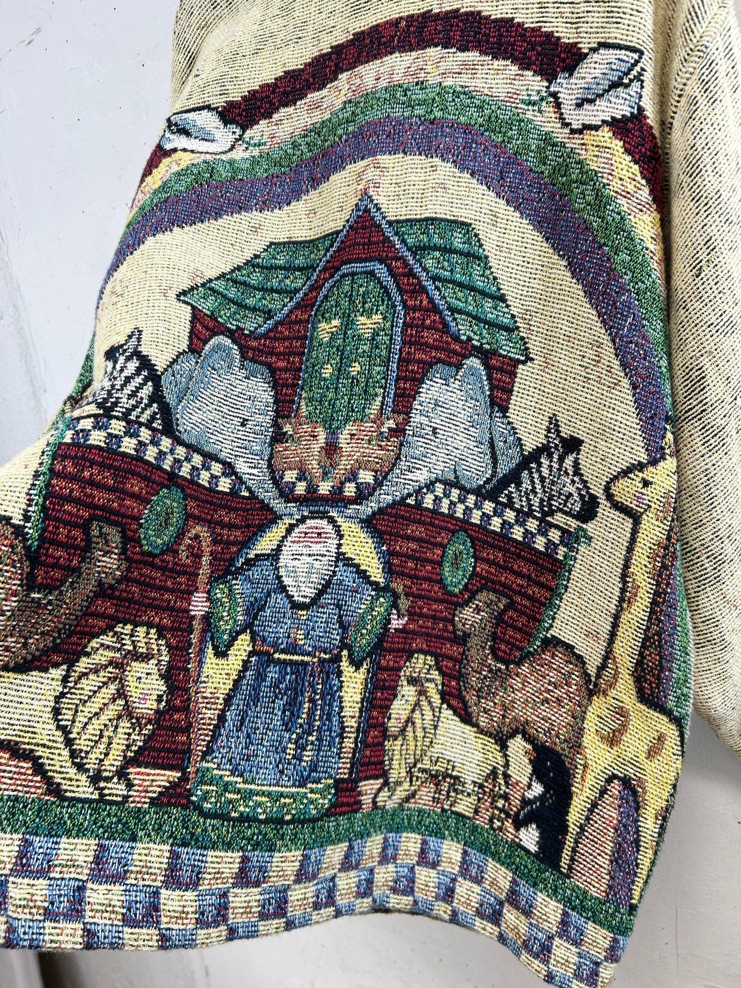 Vintage Rug Jacket 〜SUGAR STREET WEAVERS〜 MADE IN AMERICA [A31239]