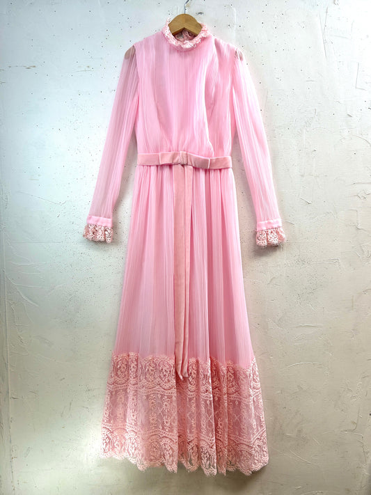 '70s Vintage Dress [E32547]