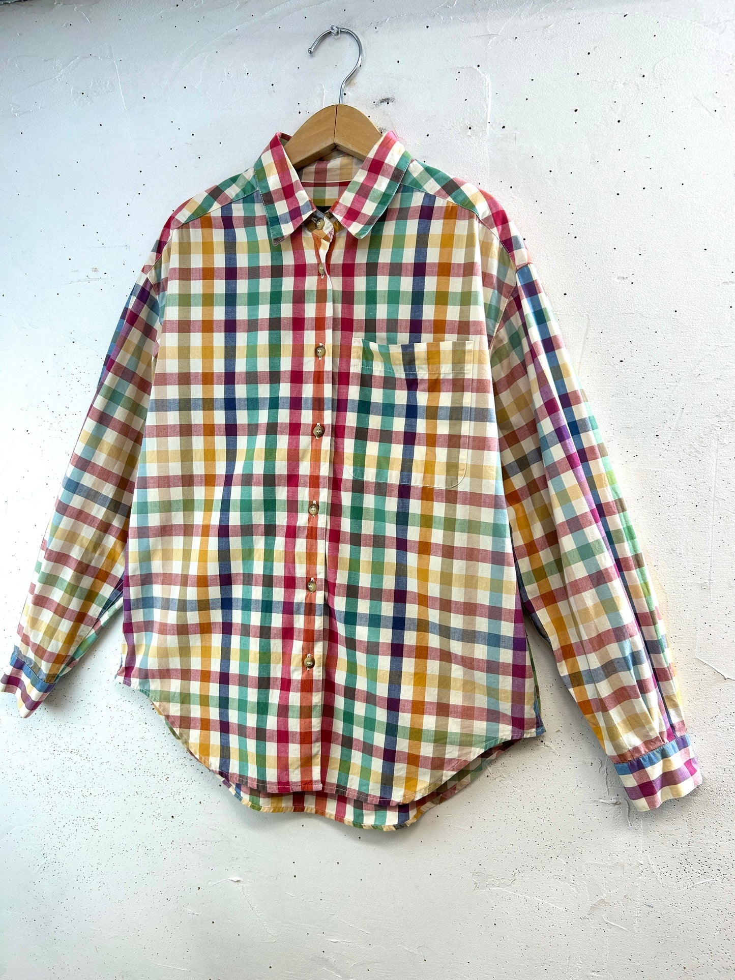 Vintage  Plaid Shirt  〜Lizsport〜[E32429]
