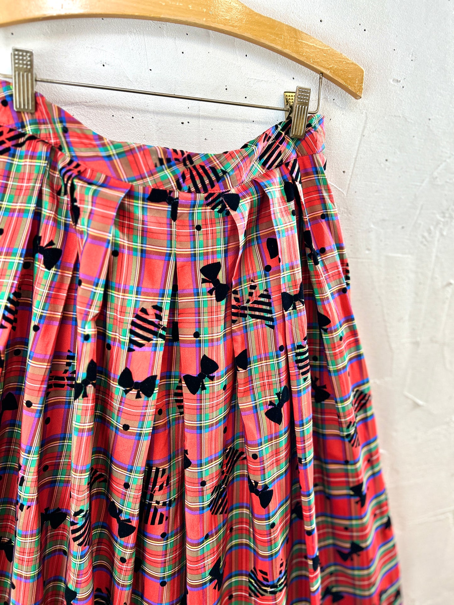 Vintage Plaid Skirt [I30106]