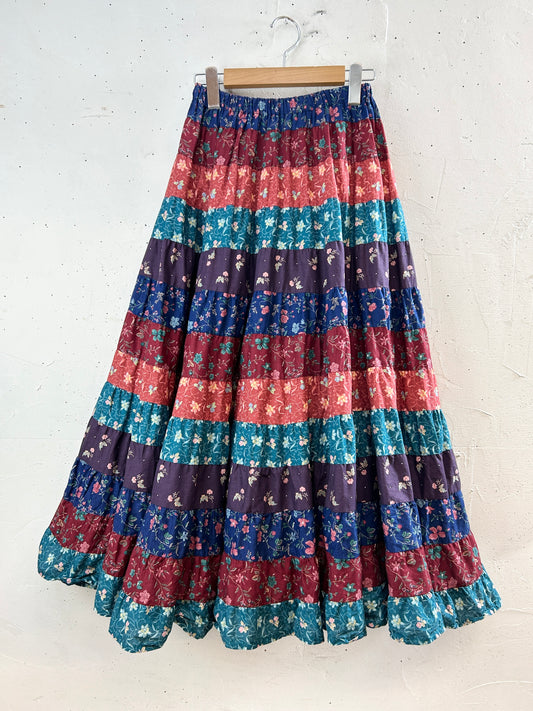 Vintage Tiered Skirt [H30861]