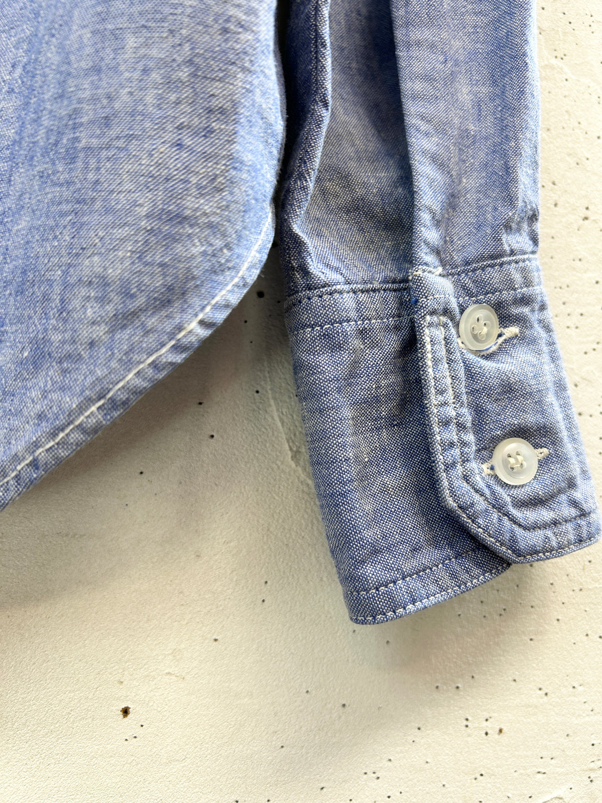 '70sVintage Chambray Shirt[I33801]
