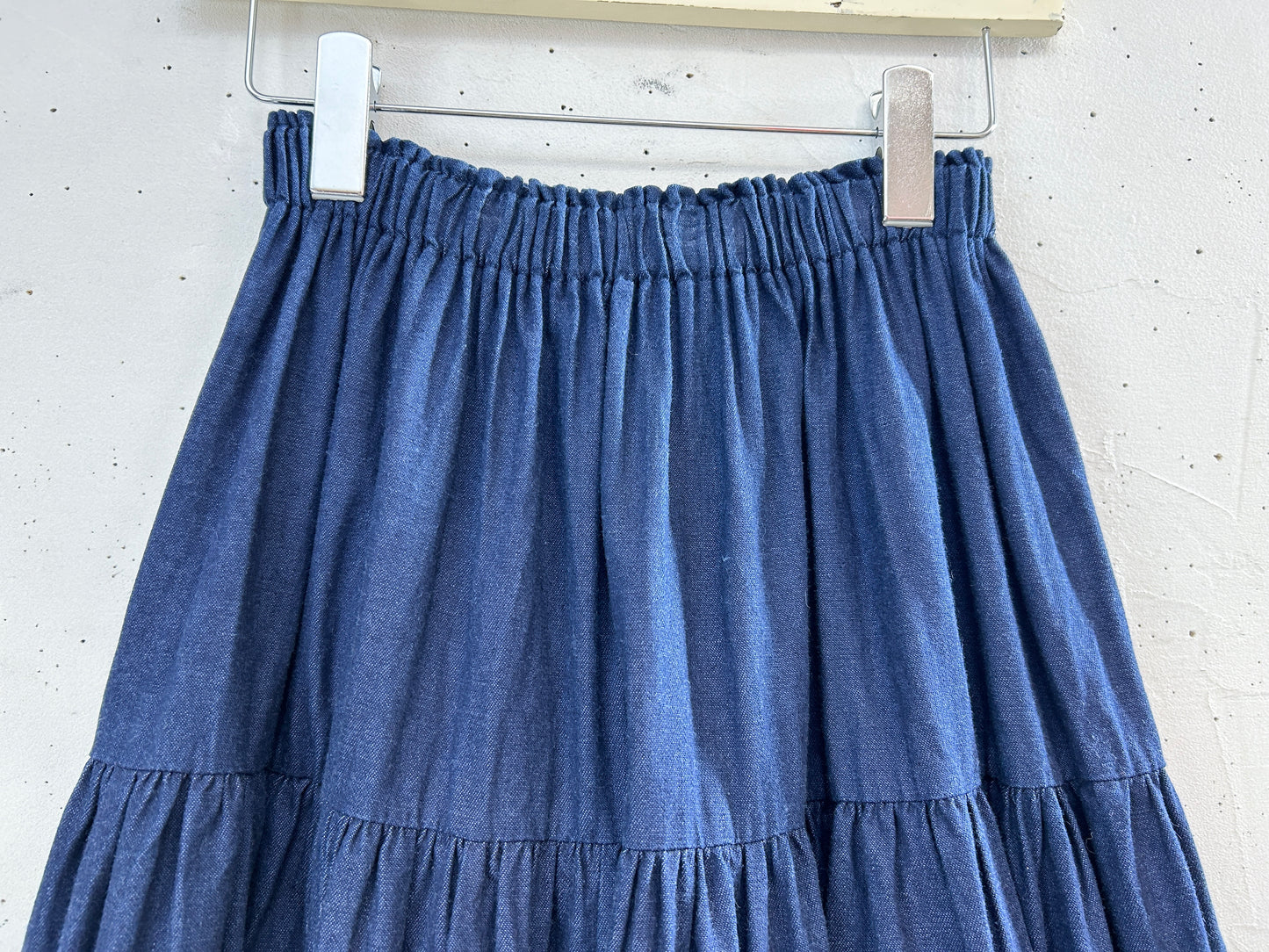 Vintage Denim Tiered Skirt [G33253]