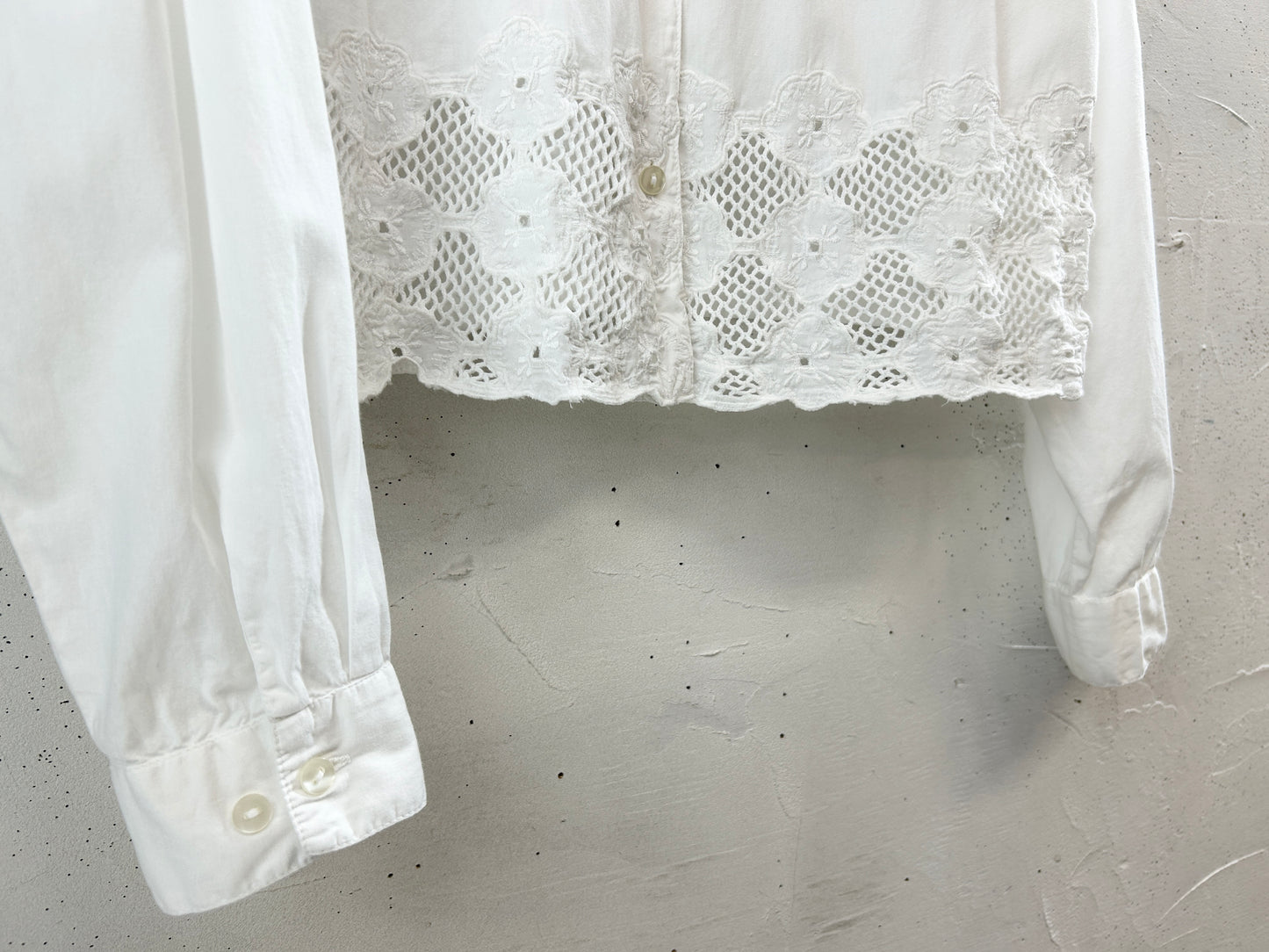 Vintage White Blouse [G32993]
