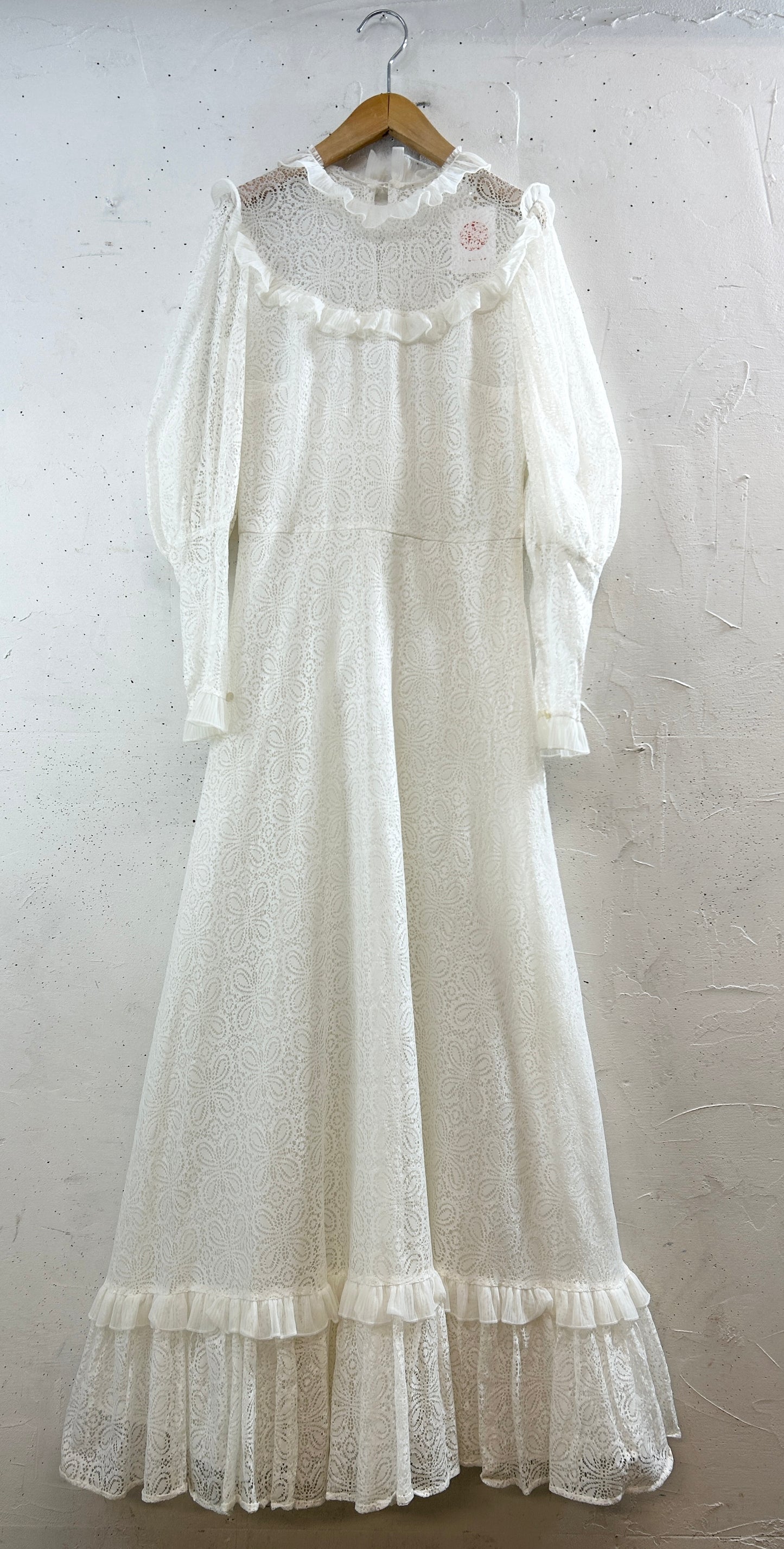 Vintage White Lace Dress [K30815]
