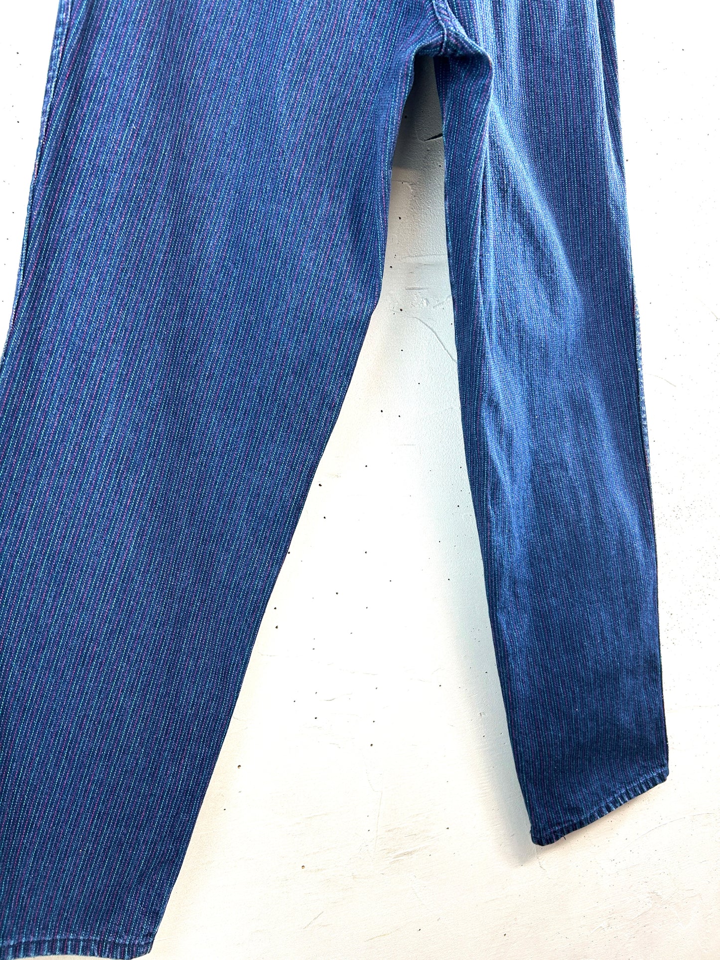 Vintage Denim Stripe Pants  [A31401]