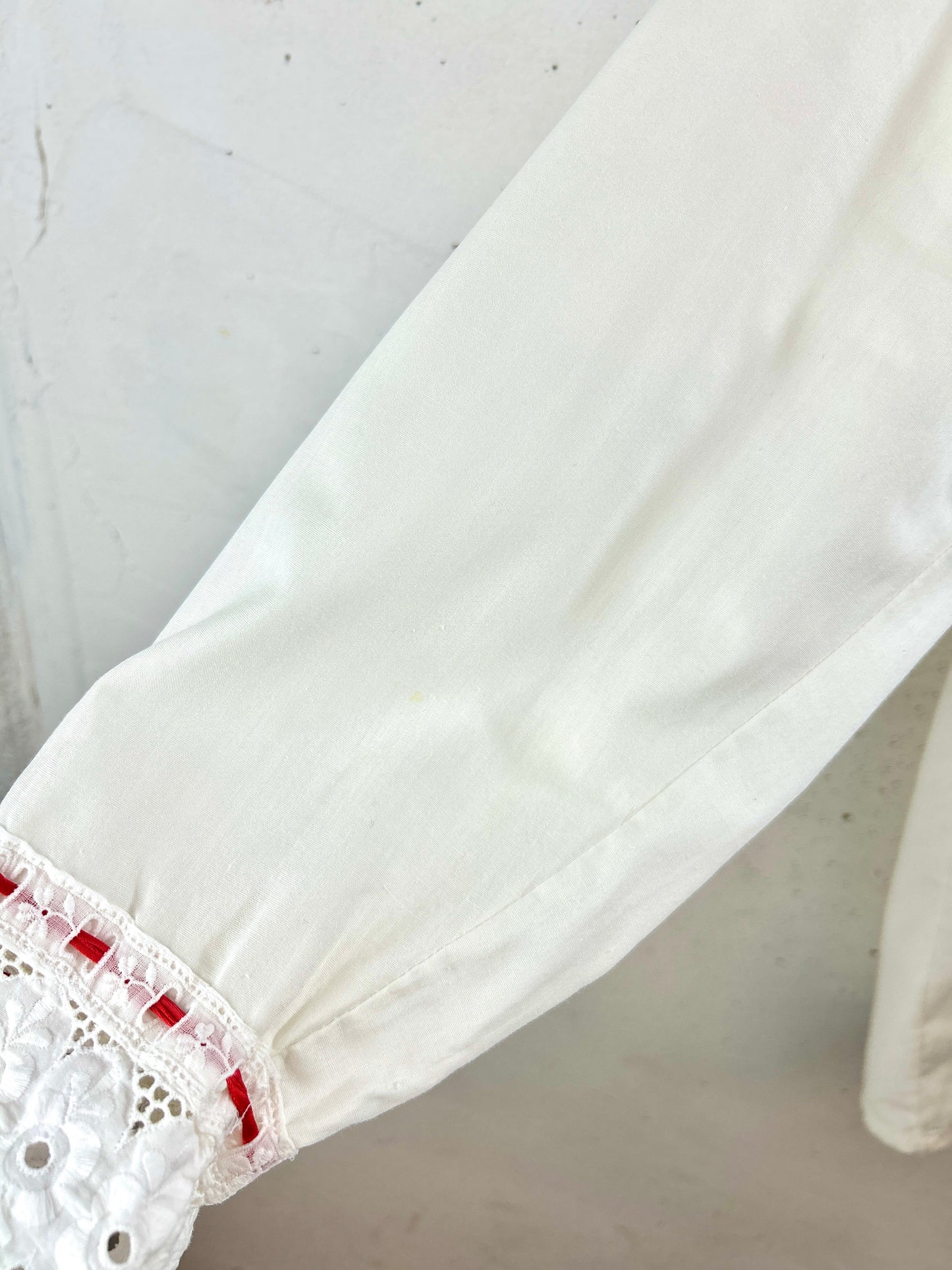 Vintage White Blouse  [K30846]