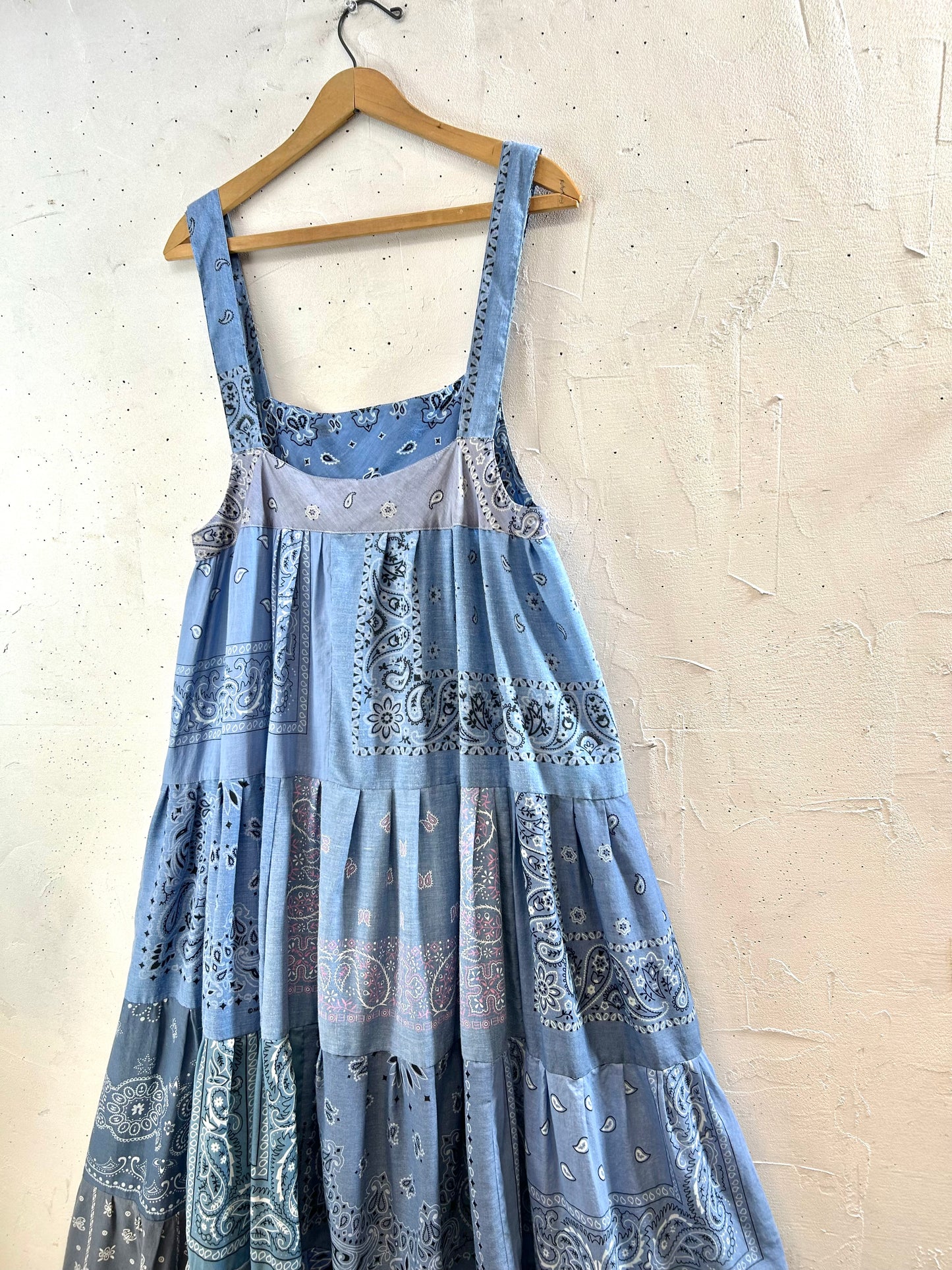 Vintage Bandana Patchwork  Dress 〜Amy Nina〜[G30652]