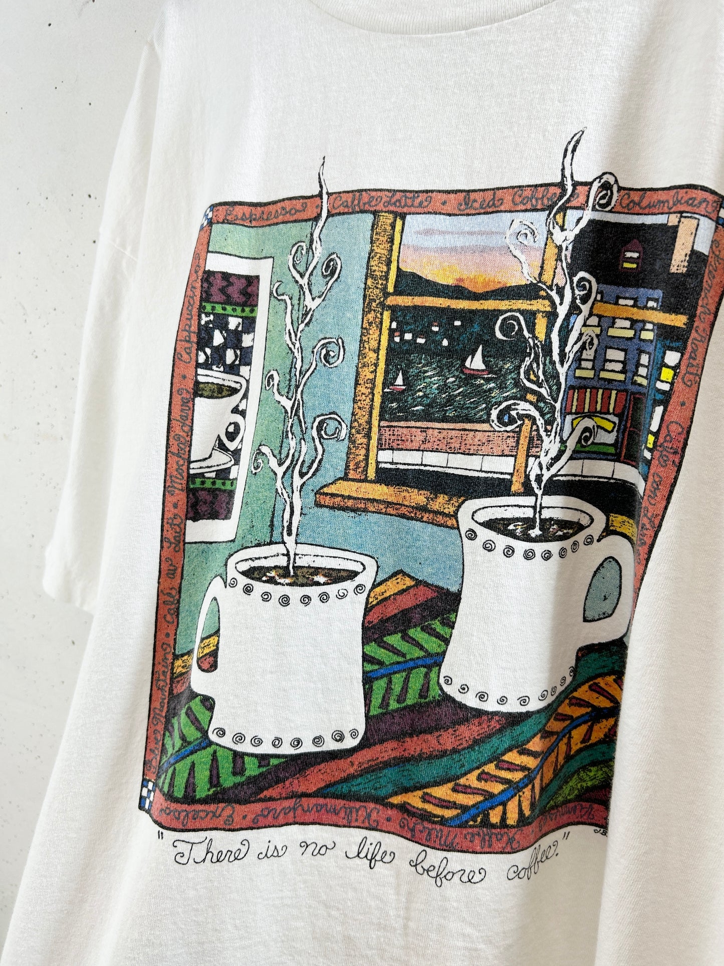 Vintage T SHIRT Coffe [H30797]
