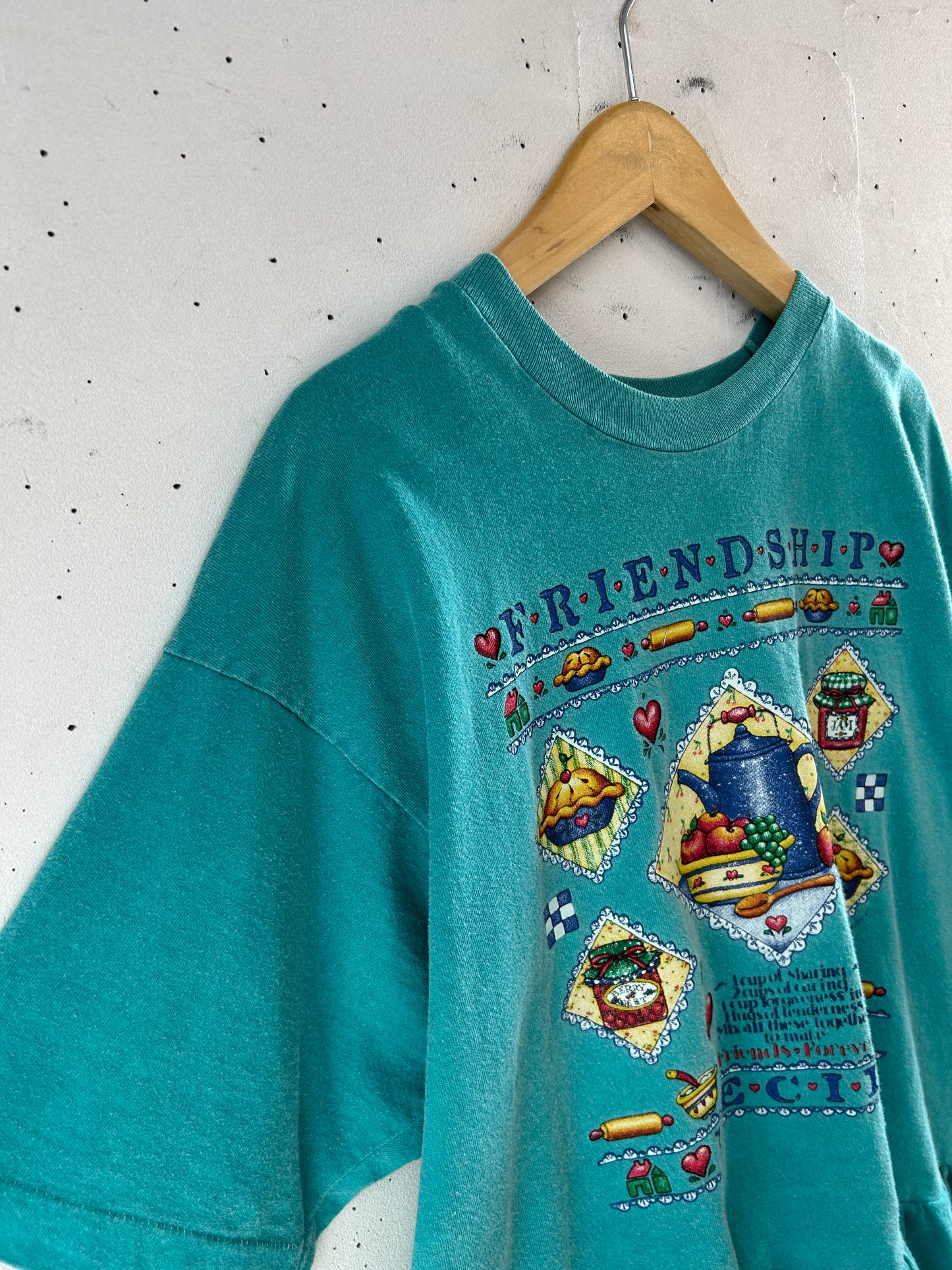 Vintage T Shirt 〜Funny dot CRAZY〜 [F32688]